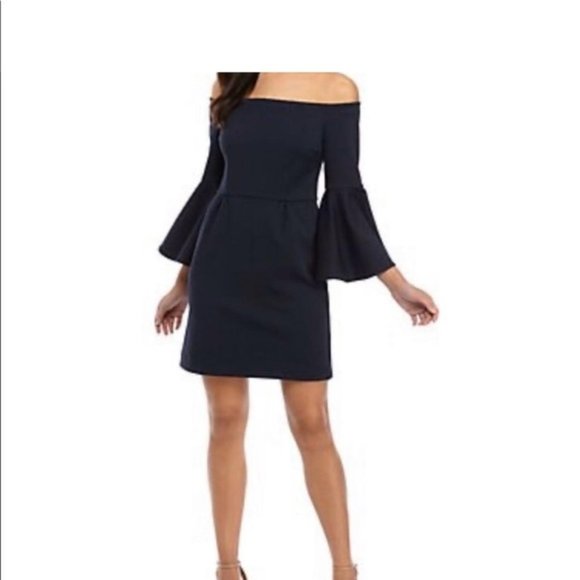 NWT Trina Turk Miley off the Shoulder Dress 2 - Picture 3 of 14